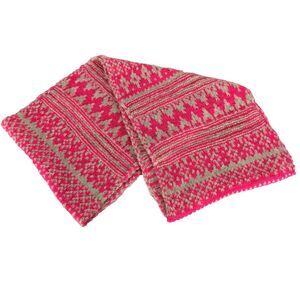 NWT Aeropostale Infinity‎ Wool Scarf 62"x12" Pink Nordic Neck Loop Women $35